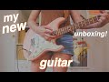 I got my dream guitar... | Fender Player Stratocaster Shell Pink Unboxing