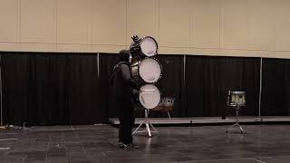Masked Guy - 1st Place Multi-Bass Drum I&E Solo