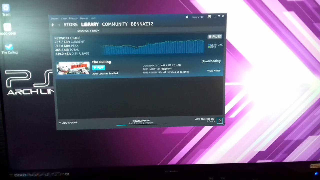 PS4 5.05 Linux + Steam Set Up