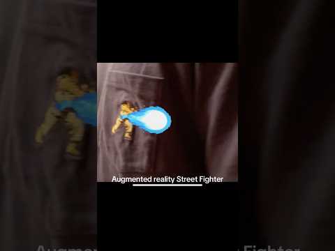 Augmented reality Street Fighter #capcom #augmentedreality #streetfighter #ryu #videogames