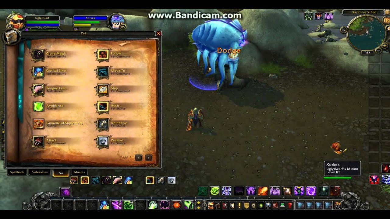 Mists of Pandaria - New Warlock Summon The Observer - YouTube