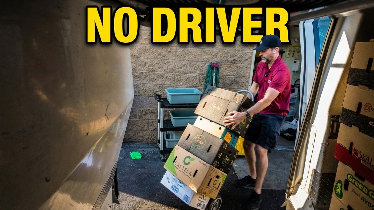 Водитель сообщил: «Мне пришлось сохранить маршрут».