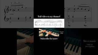 Piano arrangement - Full vidéo on my channel - Download the full sheet music on my channel – In bio