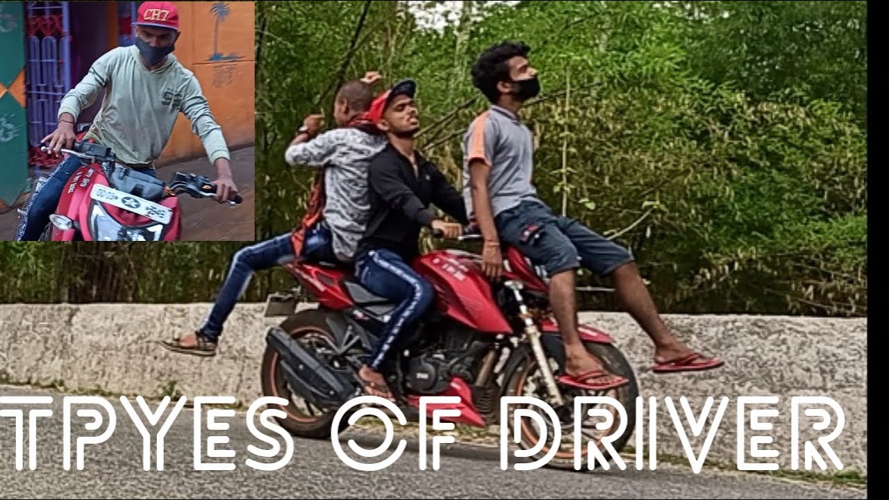 Types of Driver ||Rider ||Speed ||Bike ||