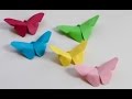Easy craft: How to make paper butterflies