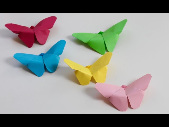 Paper Butterfly : Easy Paper Crafts for Kids - Little Crafties