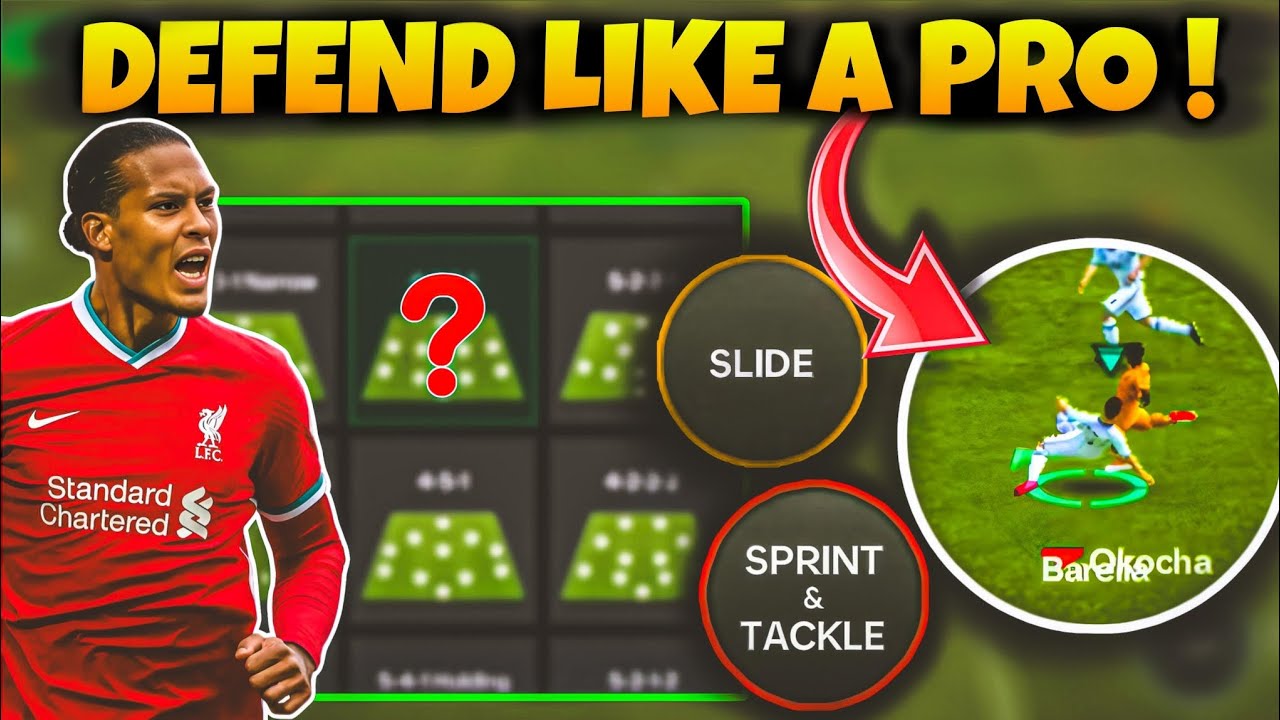 Top 5 Defending Tips You MUST Know in FC Mobile 25!🔥 Defend like a pro 💪⚡