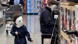 Michael Myers goes to Costco