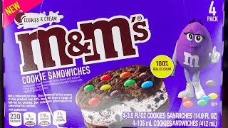 M&M's Cookies & Cream Cookie Sandwiches Review