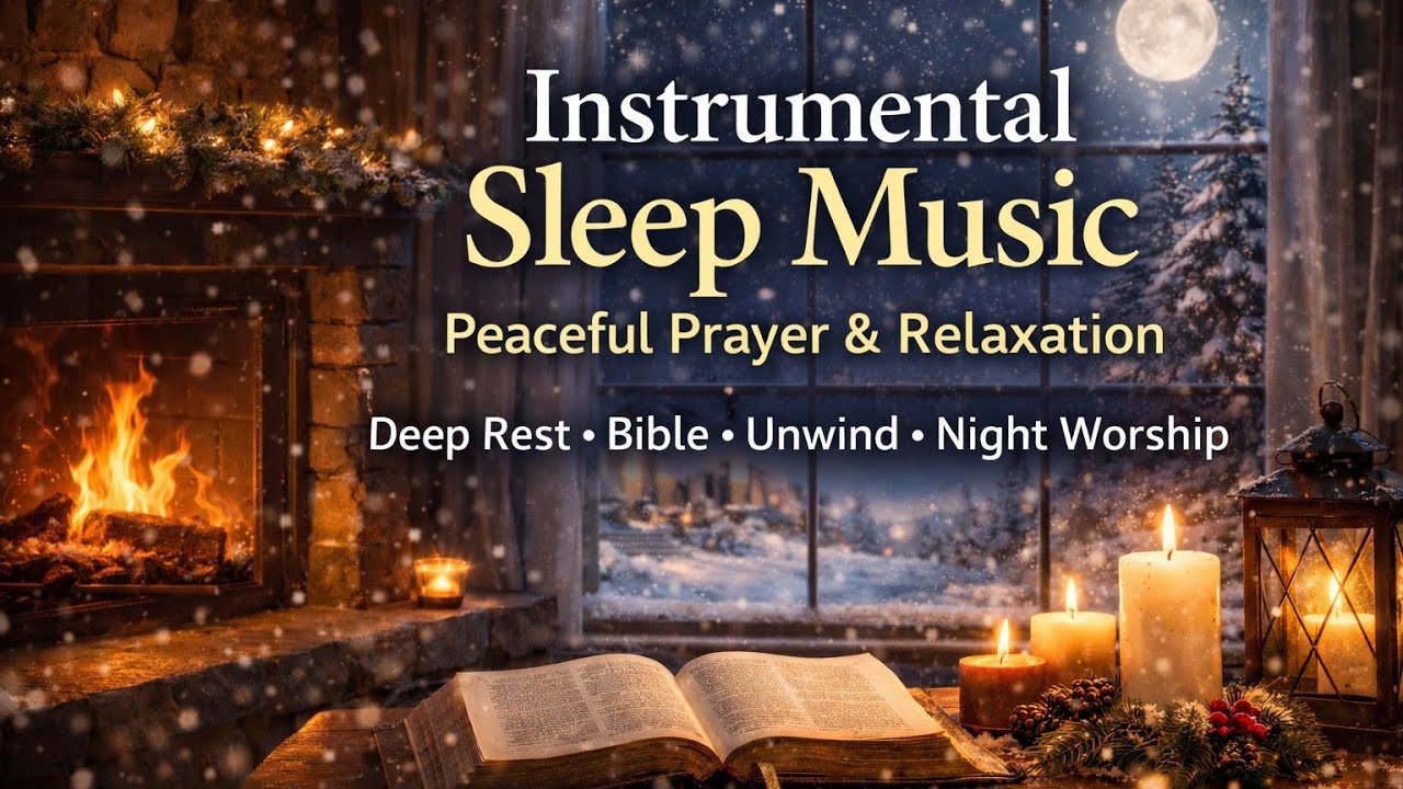 Instrumental Christmas Worship 🎄– Peaceful Prayer & Scripture Music for Devotion & Sleep