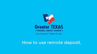How to Use Remote Deposit - iPad App Tutorial