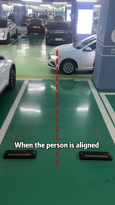 Driving skills - how to reverse into a parking space！#driving #skills #tips #knowledge #fpy
