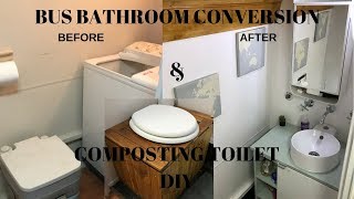 Bus Bathroom Conversion & Diy Composting Toilet Video Bus Life Family