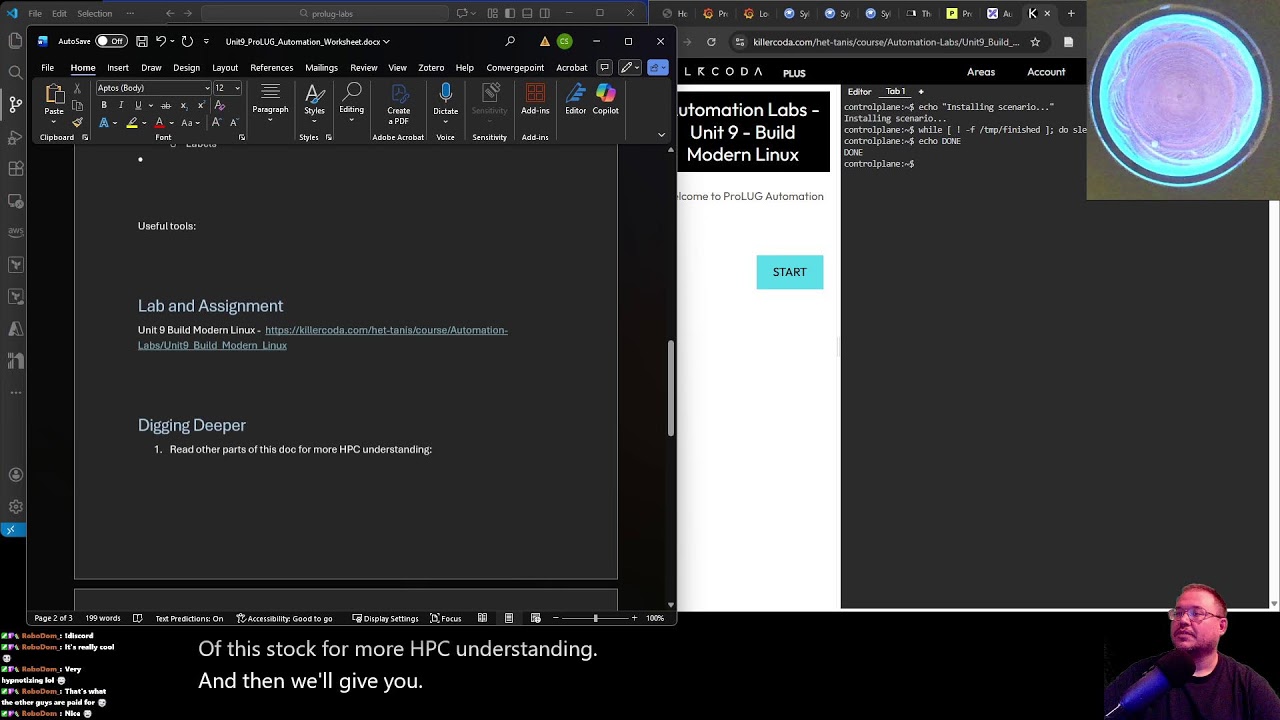Setting up labs for Automation Course. Let's talk about Linux and Automation.