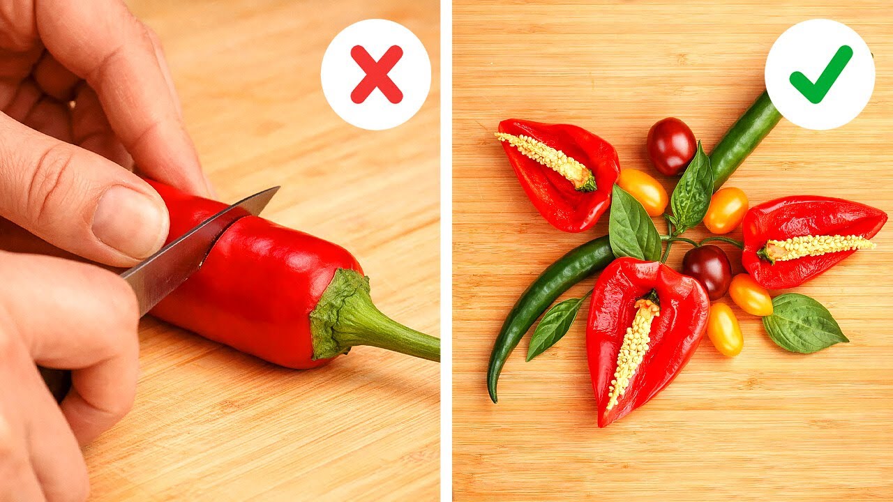 🍎 УДИВИТЕЛЬНЫЕ ХИТРОСТИ ДЛЯ КУХНИ 🔪 Гениальные трюки нарезки фруктов! ✨