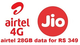 Airtel offer 28GB data and unlimited calling ! Airtel vs jio