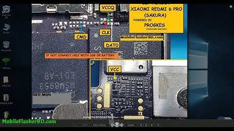 Redmi 6 Pro ISP Pinout EMMC Jumper Ways Remove MI Account FRP Unlock By GSM Free Equipment