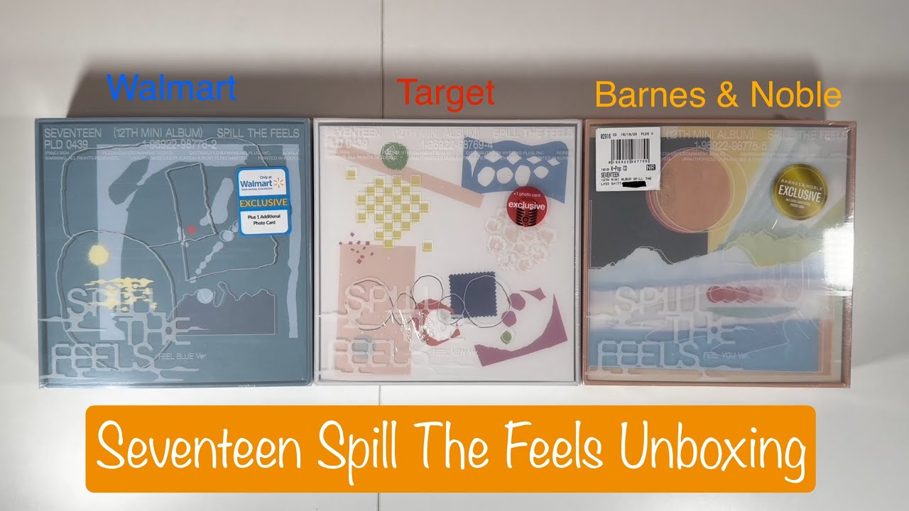 Unboxing: Seventeen Spill The Feels [Walmart, Target, Barnes