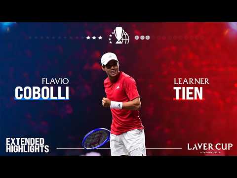 Flavio Cobolli v Learner Tien Extended Highlights | Laver Cup 2026 Match 5