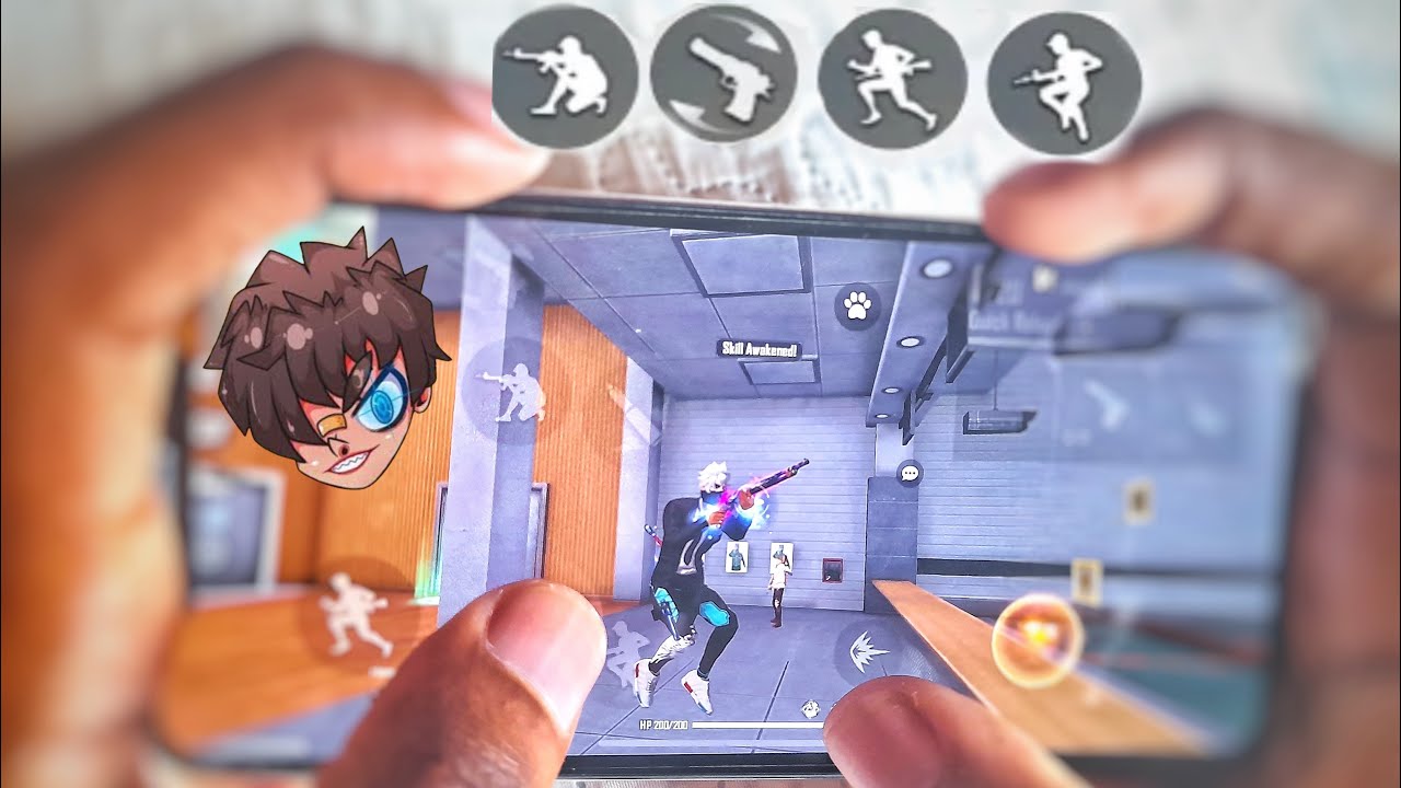 HANDCAM TUTORIAL VERY EASY TRICKS & MOVES LIKE RUOK FF & WHITE FF 🍸⚡️