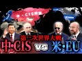【戦争AI検証Hoi4】AIで「中・CIS同盟」VS「米・EU同盟」の『第三次世界大戦』をシミュレートしてみたら…