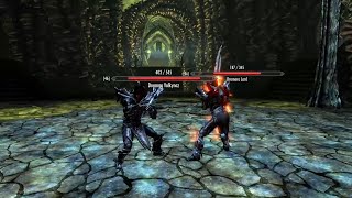 Skyrim Battles - Dremora Valkynaz vs. Dremora Lord, Netch, Lurker, and more
