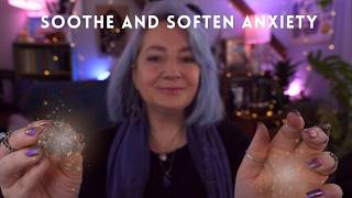 Soothe and Soften Anxiety 🌿 asmr reiki calming energy work - soft spoken | tapping | crystals screenshot 5