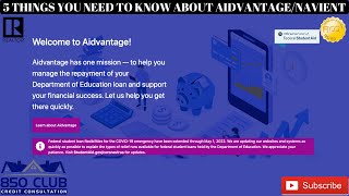 Navient Making MAJOR Change! 5 Things You Need To Know About Aidvantage & Credit Effects