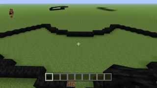 Minecraft Tutorial - How To Build The Bat Logo