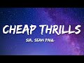 Sia  cheap thrills lyrics ft sean paul