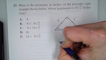 2017 2018 ACT Prep Math #27