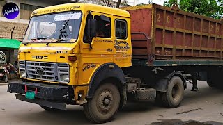Bangla Trucks 227 Tata Lps 4018 Of New Sr Container Carrier Service Truck Spotting Truck Sound