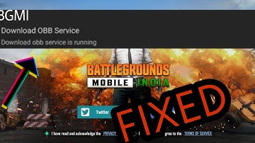 BGMI Error Download OBB Service Is Running Problem Solved