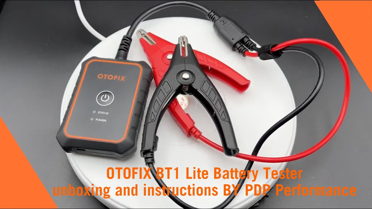 Autel OTOFIX BT1 Lite Battery Tester unboxing and instructions by