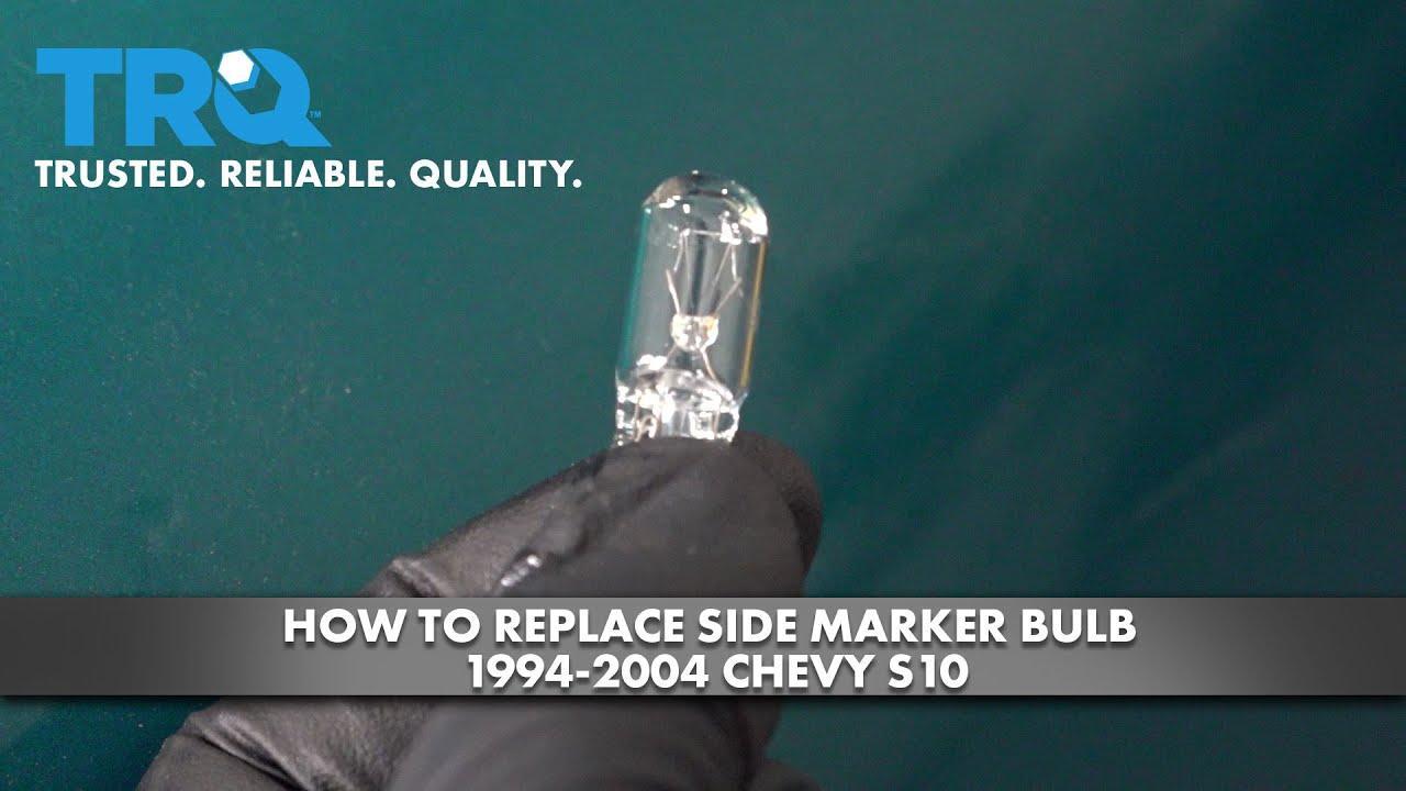 How to Replace Side Marker Bulb 19942004 Chevy S10 YouTube