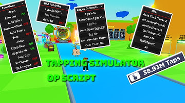 Roblox Tapping Simulator SCRIPT/HACK | AUTOTAP, AUTOREBIRTH (WORKING)