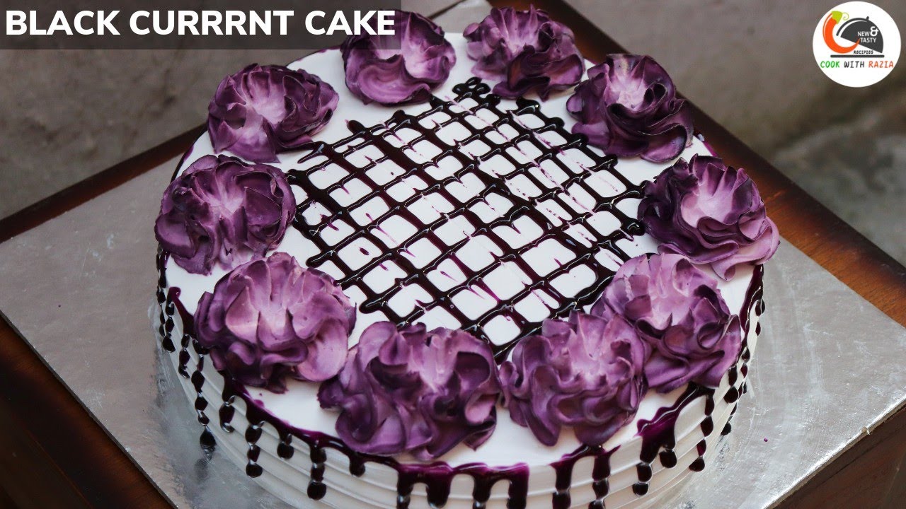 Heart Shaped Blackcurrant Cake (1.5 Kg & Above) - Chocomans