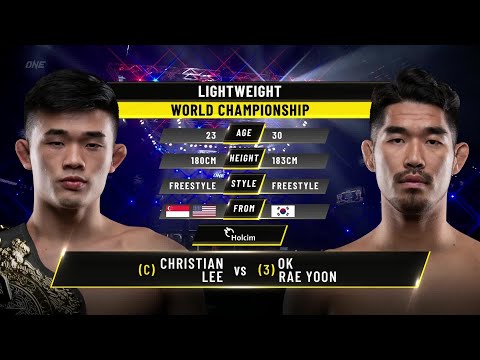 Christian Lee vs. Ok Rae Yoon | ONE Championship Full Fight