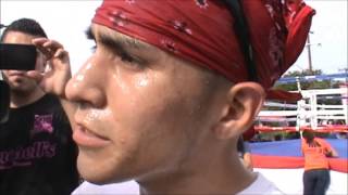 Jesse James Leija and Andre Berto in San Antonio Texas Leija/Battah Models