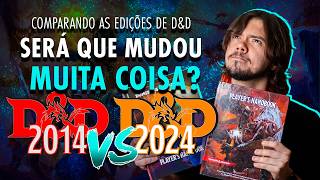 D&D 2014 VS D&D 2024 | Comparing DUNGEONS AND DRAGONS books!