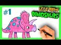 Hello Kids How To Draw Dinosaurs - How to Draw a Dinosaur Step by Step Easy - Cute T Rex ... - Step by step drawing tutorial on how to draw cute dinosaur for kids.