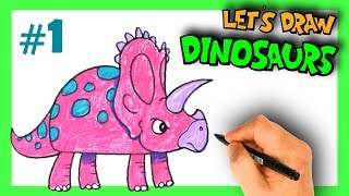 How to Draw Dinosaurs #1 | Easy Dinosaur Drawing Tutorial | Drawing Dinosaur for Kids | OKIDOKIDS screenshot 4
