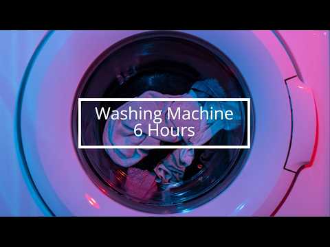Relaxing Washing Machine Sounds | White Noise for Study & Sleep (6 Hours)