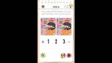 Brain Test All Star Level 8 How many differences can you spot between the two pictures?