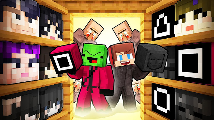 Mikey and JJ BECAME ANYONE in SQUID GAMES to Troll Villagers in Minecraft (Maizen)