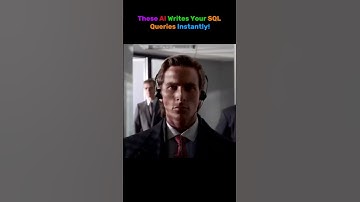 This AI Writes SQL Queries For You in Seconds !