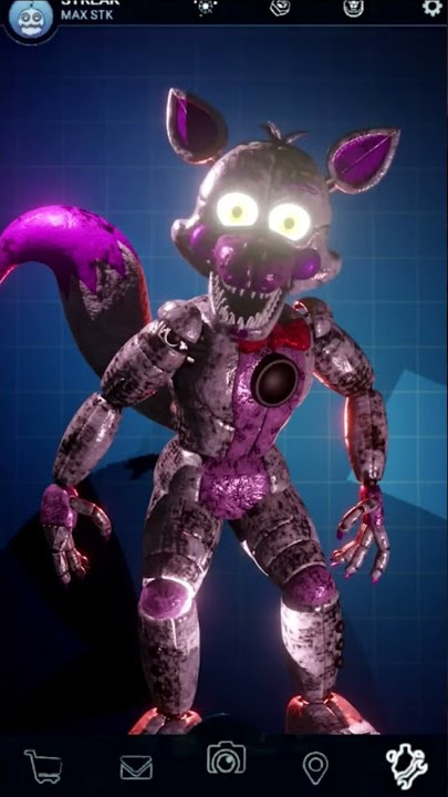 FNAF Burnt Funtime Foxy Workshop #fnafedit  #fnaf