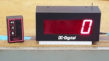 DC-25T-UP-DAYS-W (24 Hour Increment Counter with Wireless Remote)