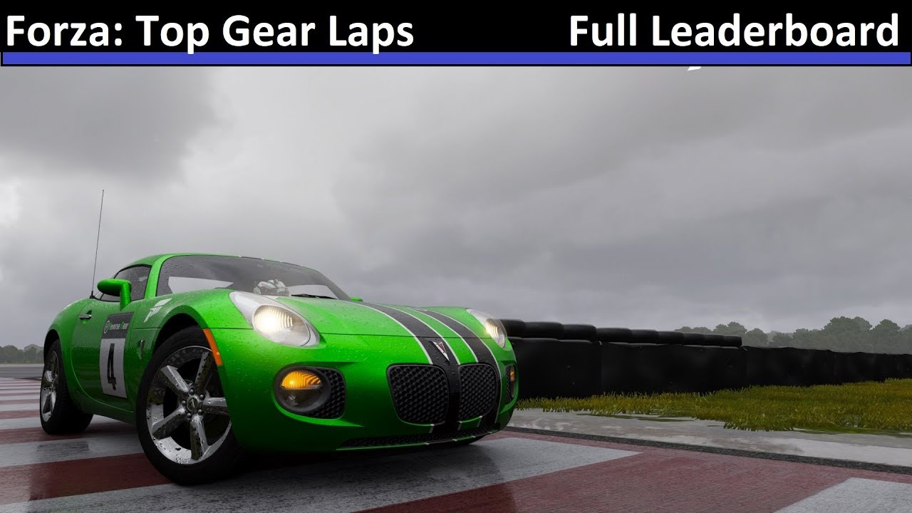 Forza Top Gear Laps Full Leaderboard (Season 4) YouTube