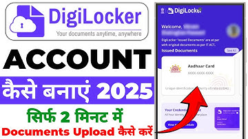How to Create Digilocker Account 2025 | How to Create Digilocker Account | How to Create Digilocker